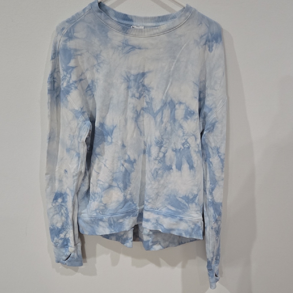 All in Motion Sz Medium  Light Blue Tie-Dye Women's Sweater